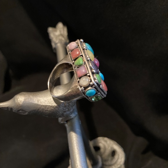 Rare vintage southwest ring silver - Picture 2 of 10